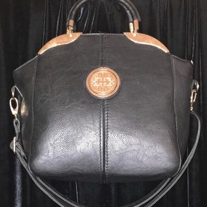 Black handbag